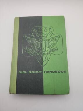 Vintage 1953 Girl Scout Handbook Intermediate Program 1954 Printing Hardcover